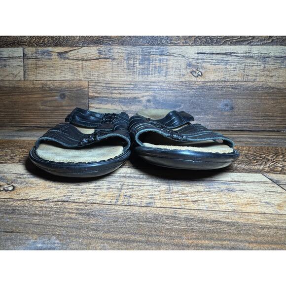 Women's Sz 9 Clarks Slip On Sandals Boho Summer Sandals - Picture 7 of 9